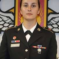 Sgt. Ana Newberry, of the 3rd Battalion, 321st Field