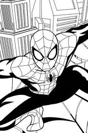 Spiderman is one of the most popular creations of marvel heroes. Ultimate Spider Man Coloring Page Spider Man Activities Marvel Hq