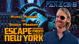 Kurt russell as snake plissken, image colors Escape From New York Remake Wyatt Russell As Snake Plissken Youtube