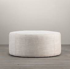 36 Cooper Upholstered Round Ottoman Comes In A Lot Of Fabric Options Inc Perennials Indoor Outdoor Round Ottoman Round Ottoman Coffee Table Ottoman