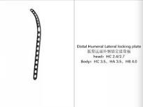 Pure Titanium Locking Plates for Distal Humerus Condyle