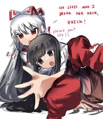 fujiwara no mokou houraisan kaguya touhou / смешные картинки и другие  приколы: комиксы, гиф анимация, видео, лучший интеллектуальный юмор.