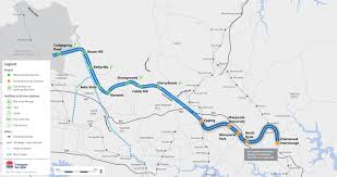 Click the link for the google maps on the metro. Should The North West Rail Link Be A Metro Transport Sydney