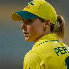 Sachin Tendulkar faces Ellyse Perry for one over.