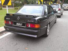 Mercedes benz 190e 2.0 (a) w201 running condition. Motoring Malaysia And Here S A Mega Up Yours To Older Cars Being Unsafe A 1987 Mercedes Benz 190e 2 3 8v