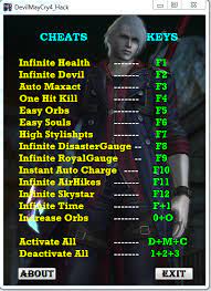 Codes must be entered for dante and lucia discs separately. Devil May Cry 4 Cheats Pc Unlimited Health