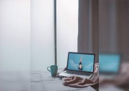 Download Macbook On Bed Mockup Generator Mockup World