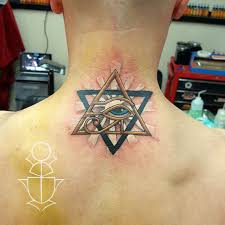 Offerings to the bound deity. Benjibaakar Udjat Design Udjat Eye Of Horus Alchemic Tattoo Alchemy Egyptian Tattoo Egypt Back Tattoo Eye Of Horus Tattoo