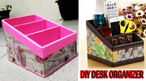 Tapi aku pilih kardusnya yang agak tebal supaya kokoh. Cara Membuat Tempat Make Up Dari Kardus Bekas Diy Cardboard Organizer Youtube