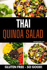 Thai Quinoa Salad With Black Rice Recipe Quinoa Salad Quinoa Recipes Dinner Quinoa Recipes Easy