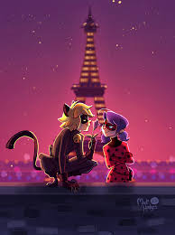 Today i made a aesthetic! Chat Noir Fanart Wallpaper Lamaleta Dellarandi