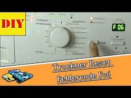 trockner reset fehlercode f06 loschen z b bei bauknecht whirlpool priv waschtrockner trockner bauknecht