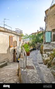 A street in the historic center of Acri, a medieval town in the Calabria  region of Italy Stock Photo - Alamy