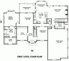 3 bed 4 bath bungalow 2 car. House Plan 48599 Traditional Style With 4500 Sq Ft 5 Bed 4 Bath 1 Half Bath