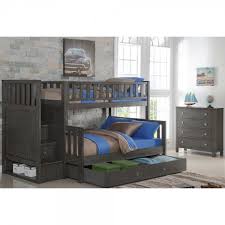 Quiz Twin Over Full Bunk Bed Set Bunk Bed Dresser Ladder Mirror Grey Quiztoflgrbr Bunk Bed Sets Bunk Beds Bunk Bed Designs