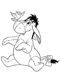 Eeyore coloring pages to download and print template. Eeyore Coloring Pages Coloring Home
