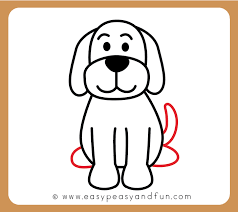 A beautiful detailed picture of dalmatian. How To Draw A Dog Step By Step Drawing Tutorial For A Cute Cartoon Dog Easy Peasy And Fun