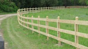 3 Rail Wood Fence Elite Fencing Types Of Fences Wood Fence Outdoor Structures