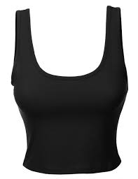 Stretchy Fitted Crop Tank Top Clearance Cropped Tank Top Crop Tank Trendy Outfits For Teens