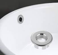 Amazon.com: Tapa de desbordamiento para lavabo de fregadero, inserción de  latón en orificios redondos, cromados : Herramientas y Mejoras del Hogar
