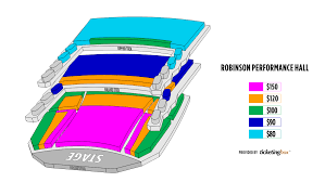 Robinson Performance Hall Seating Chart Best Picture Of