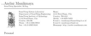 Unlike the other latex cv templates we've listed, the academic cv template's sections are consecutively laid out on the page, so you can simply add new lines — and more pages. Academic Cv Template Latex Best Resume Examples