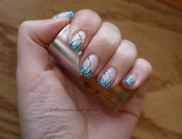 feel the beauty inside june fingernails nail art turquoise glitter french trend nails french nagel fruhling fingernagel nageldesign