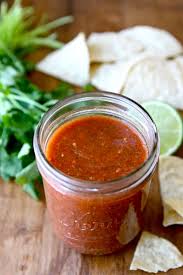 Chipotle tomatillo green chili salsa is smoky and spicy, with lemon and lime juice and fresh cilantro, you can make this copycat at home in 30 minutes! Easy Salsa Recipe Made In Blender Two Peas Their Pod