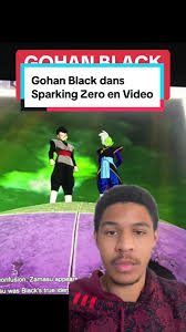Découvrez le gameplay de Gohan Black dans Sparking Zero!