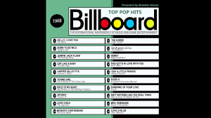 billboard top pop hits 1968