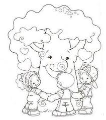 Orman Ormanhaftasi Agac Agacgunu Cevrekorumahaftasi Belirligunvehaftalar Boyamasayfasi Orman Sarkil Boyama Sayfalari Aplike Sablonlari Boyama Kitaplari