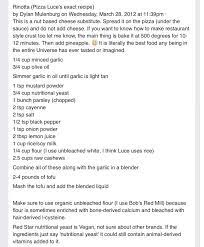 Pizza Luce Rinotta Recipe Vegan Recipes Healthy Whole Foods Vegan Vegan Cooking