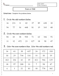Odd And Even Worksheets For Kids 2nd Grade Math Worksheets 2nd Grade Worksheets 3rd Grade Math Worksheets