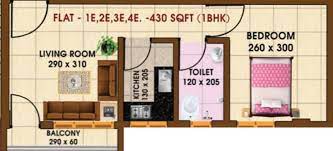 Check spelling or type a new query. 430 Sq Ft 1 Bhk Floor Plan Image New Line Builders And Developers Rose Apartments Available For Sale Proptiger Com