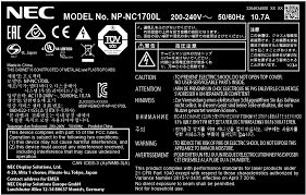 A continuación sigue esta ruta: Https Www Nec Display Solutions Com P Download Cp Products Digitalcinemaprojectors Products Currentproducts Nc1700l Productmanual Nc1700l Manual Spa Pdf Fn Nc1700l Manual Spa Pdf