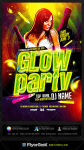 This amazing freebie was created to make it more easy for you to create the perfect music and club party. Glow Party Flyer Template Psd By Flyergeek Graphicriver