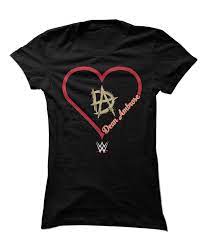 Dean Ambrose Heart With Ambrose Logo Dean Ambrose T Shirt T Shirts For Women Ashley Clothes
