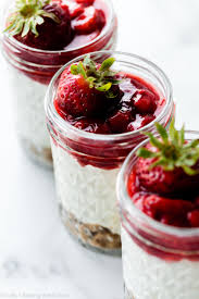 · this cheesecake mousse actually tastes better after chilling overnight. No Bake Cheesecake Jars Sally S Baking Addiction