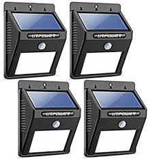 Urpower Solar Lights 8 Led Wireless Waterproof Motion Sensor Outdoor Light For Patio Motion Sensor Lights Outdoor Solar Flood Lights Best Outdoor Solar Lights