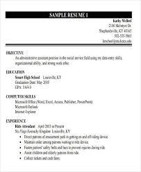 This free sample resume, for young people seeking their first job, has an accompanying sample cover letter to help you put together a winning job application. 14 First Resume Templates Pdf Doc Free Premium Templates