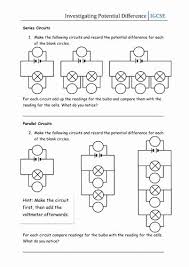 Series And Parallel Circuits Worksheet Lovely Current Voltage And Resistance In Circuits By In 2020 Series And Parallel Circuits Circuits Science Fractions Worksheets
