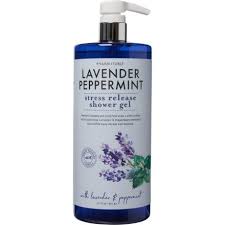 Pharm To Table Lavender And Peppermint Stress Release Shower Gel 32 Oz Shower Gel Peppermint Gel