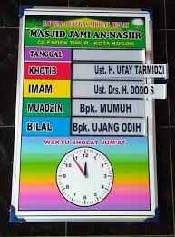 Check spelling or type a new query. Papan Jadwal Petugas Sholat Jumat Papan Tulis Kaca Facebook