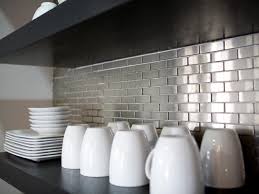 metal tile backsplashes: pictures