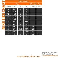 Nike Girls Shoes Size Chart Kulturevulture Co Uk