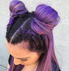 On bangs near the hairline, go heavy on color to draw attention to your eyes. 22 Ways To Style Purple Ombre Hair In 2019