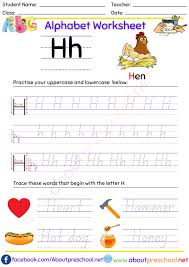 Contrary to popular belief, 'aitch' is the correct pronunciation of the mighty letter 'h' by the way kiss . The Alphabet Worksheets H 2022