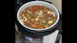 The Best Beef Vegetable Soup Ever Easy One Pot Ninja Foodi Pressure Cooker Edition Youtube