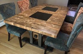 Butcher block dining table tops. Butcher Block Dining Set Off 52