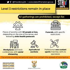 On thursday, 14 may 2020 minister angie motshekga was expected to brief media on the preparations towards reopening of schools, which will include dates and detailed plans. Level 3 Changes As Announced By President Ramaphosa Chris Hani District Municipality